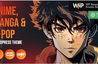 СКАЧАТЬ Otaku - Манга и Аниме WordPress тема